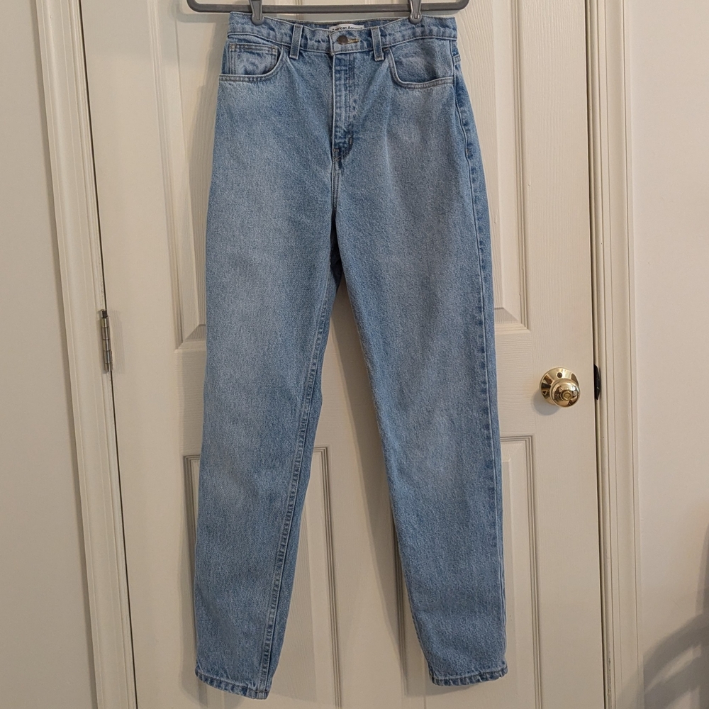 American Apparel Light Wash High-Waist Women's Jeans 30
